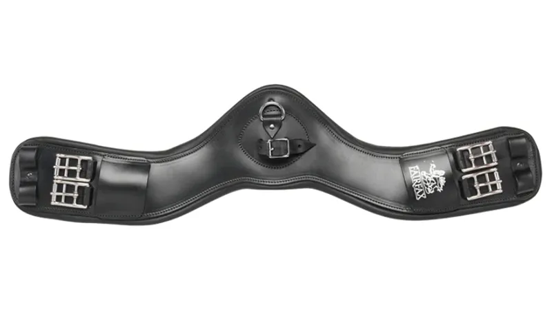 Fairfax Short Event Leather Girth in Black